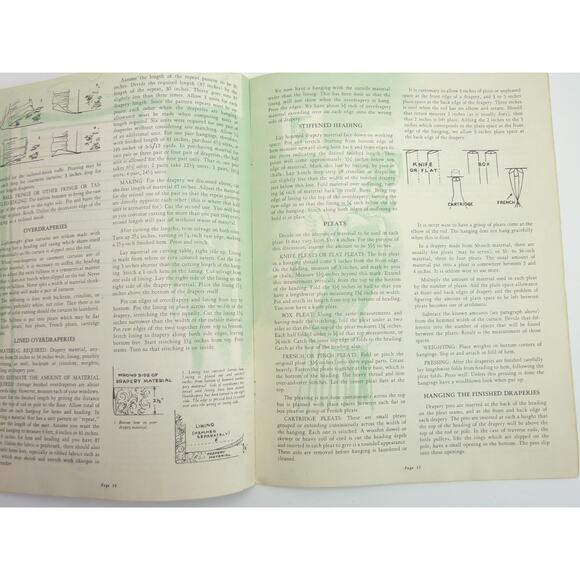 Vintage 1949 How to Make Curtains Draperies Slip Covers Booklet Sewing Machine - Picture 6 of 9
